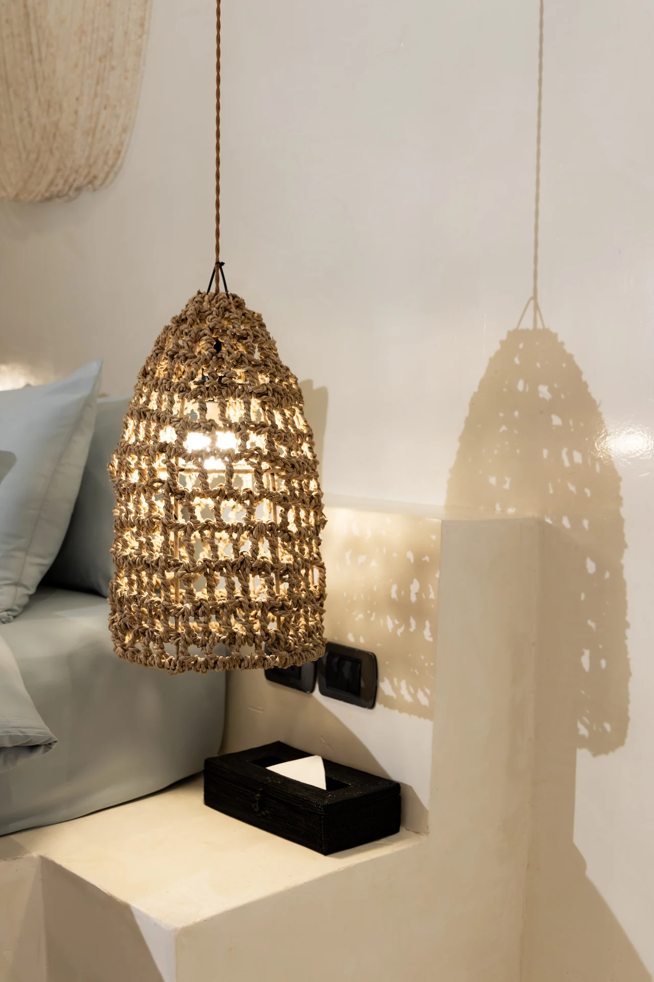 Comfort Villa — boho living room with rattan seating (Villa Ginger) — photo 32